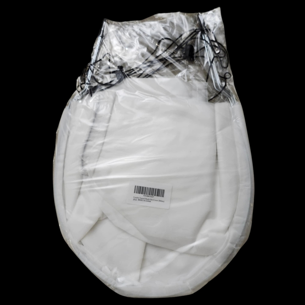 (2) Garden Tunnel Shade Net Covers, White New